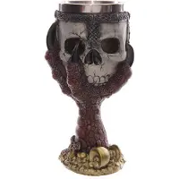 Nobrand Verre À Pied De Décoration - Crâne Dans Griffe De Dragon À L Unité