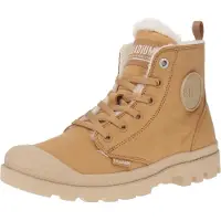 Palladium Bottines à lacets 'Pampa' mastic / cognac
