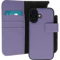 IMoshion Étui portefeuille luxe 2-en-1 amovible Apple iPhone 16 - Violet