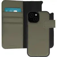 IMoshion Étui portefeuille luxe 2-en-1 amovible pour Apple iPhone 15 - Vert