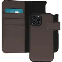 IMoshion Étui portefeuille luxe 2-en-1 amovible Apple iPhone 12 (Pro) - Marron