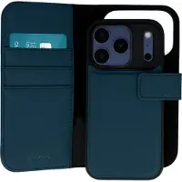 IMoshion Étui portefeuille luxe 2-en-1 amovible Apple iPhone 17 Pro - Bleu
