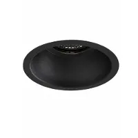 Astro Minima Slimline Spot rond fixe ignifugé IP65 Matt Black