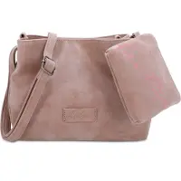 Fritzi aus Preußen sac à épaule bandoulière Vintage Split03 Cross Bag Taupy marron clair