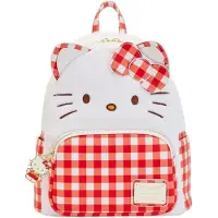 Loungefly - Plecak Premium Hello Kitty 28cm Sanrio - Idealny do Szkoły i Codziennego Użytku