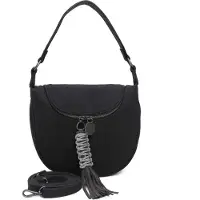 Fritzi aus Preußen sac à épaule sac à épaule bandoulière Dip Mieka01 Hobo Black noir