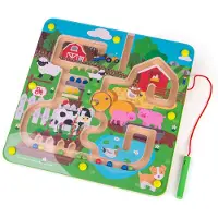 Bigjigs Puzzle labyrinthe Ferme, + 3 ans, Big Jigs