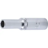 Bgs Douille douze pans profonde entraînement carré intérieur 6,3 mm (1/4") SW 6 mm - 10706