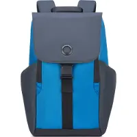 Delsey Sac à dos 'Securflap' bleu / bleu-gris