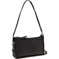 The Chesterfield Brand Cuir sac à épaule bandoulière Tanner Shoulderbag Black noir
