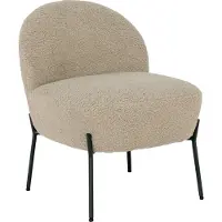 Ebuy24 Merida fauteuil imitation peau de mouton grismarron.