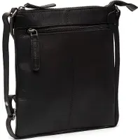 The Chesterfield Brand Cuir sac à épaule bandoulière Oslo Shoulderbag Black noir