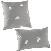 Howa Lot de 2 taies d'oreiller en coton "space "8702