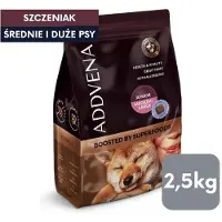 Addvena Boosted by Superfoods Junior medium&amp;large 2,5kg