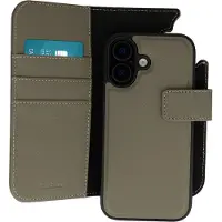 IMoshion Étui portefeuille luxe 2-en-1 amovible Apple iPhone 16 - Vert
