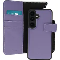 IMoshion Étui portefeuille luxe 2-en-1 amovible pour Samsung Galaxy S25 - Violet