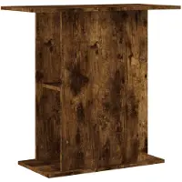 vidaXL Support pour aquarium chêne fumé 75x36x72,5 cm Bois composite