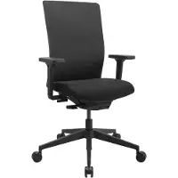Topstar chaise de bureau pivotante Sitness Airwork G noir-roulettes pour moquette