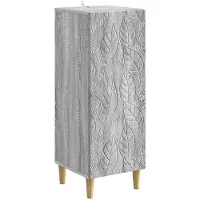 vidaXL Buffet gris Sonoma 33 x 34,5 x 90 cm en aggloméré