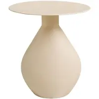 House Nordic Malin table d'angle Ø36cm Off-White.