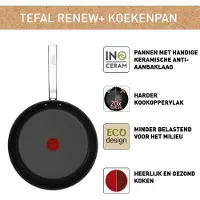 Tefal C43604 Renew+ Black keramische koekenpan 24 cm
