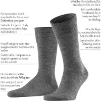 Falke Socks Sensitive Berlin Men Dark Navy 6375 43-46 Hommes