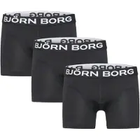 Björn Borg Boxers - 3 Pack - Noir - - 11-12 ans (146-152) - Boxers