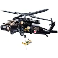 Sluban ModelBricks US Medical Army Hubschrauber M38-B1012