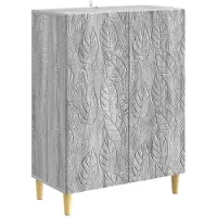 vidaXL Buffet gris Sonoma 66 x 34,5 x 90 cm en aggloméré