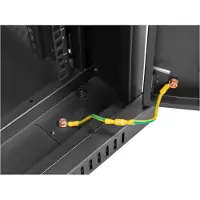 Lanberg Stehender 19"-Rackschrank 42U 800X1000 Schwarz (Ff01-8042-23B)