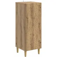 vidaXL Buffet en chêne Artisan 33 x 34,5 x 90 cm, aggloméré