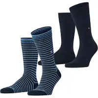 Burlington Chaussettes marine / bleu clair