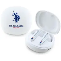 U.S. POLO ASSN. Tws Us Polo Dh Logo Casque Station d'accueil Blanc