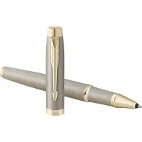Parker Rollerpen IM Finishing Touch, Sandstein-Oberfläche, Champagner-Akzente (1x)