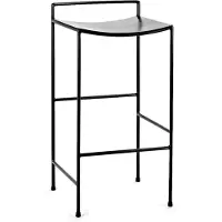 Serax Tabouret de Bar Nello Black Metal Sculptures