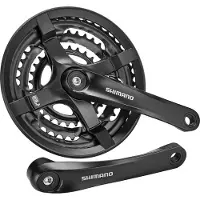 Shimano Tourney Ty501 6-8s Crankset Noir 170 mm / 48/38/28t