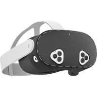 VORTEX VR Masque en silicone pour Meta Quest 3S | Noir