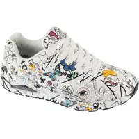SKECHERS Uno - Process Sketch 183501-WBMT, baskets, homme, blanc
