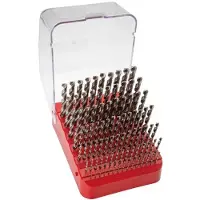 Tameson Coffret de 91 forets hélicoïdaux DIN 338 N HSS-G 1 - 10 mm