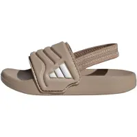 Adidas Chaussures ouvertes 'Adilette 2.0' noisette / blanc cassé