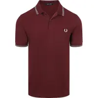 Fred perry Polo Twin Tipped M3600 Rouge 08B