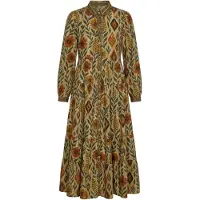 Apricot Robe vert / mélange de couleurs