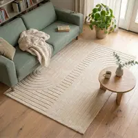 De Onlinewinkelier b.v. Volero - Tapis moderne intérieur et extérieur - Charm Arches Beige - 160x230 cm