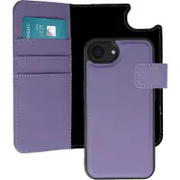 IMoshion Étui portefeuille luxe 2-en-1 amovible pour Apple iPhone 17e / 16e - Violet