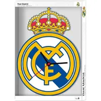 Real Madrid Horloge Murale En Mdf