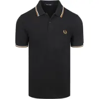 Fred perry Polo Twin Tipped M3600 Noir P69