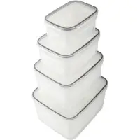 VERK 07377 Set de bocaux de conservation 4 pcs