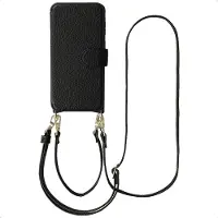 Selencia Étui Riva avec MagSafe et cordon de téléphone Samsung Galaxy A37 (5G) - Noir
