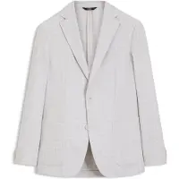 BOSS Blazer Slim en laine vierge et coton à carreaux