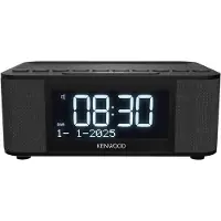 Kenwood CR-ST55DAB Radio-réveil noir Fonction ASA, FM/DAB+, Bluetooth, USB